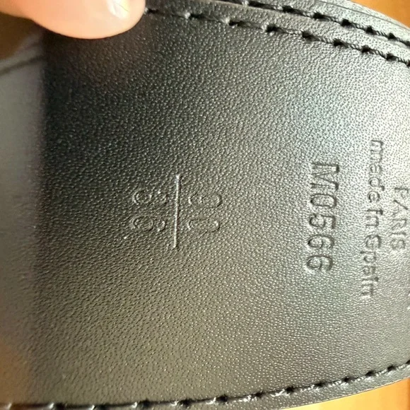 Louis Vuitton Monogram Brown Leather Belt with Gold Hardware - Picture 6 of 12